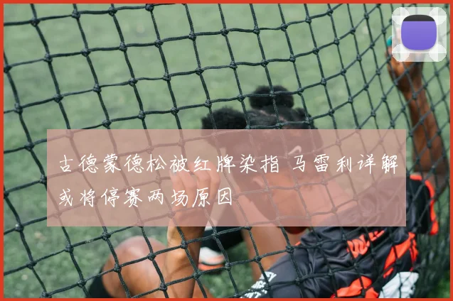 古德蒙德松被红牌染指 马雷利详解或将停赛两场原因